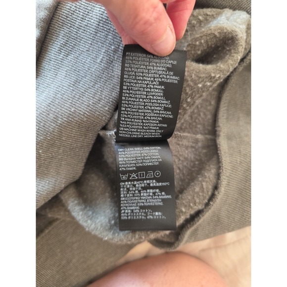 divided h&m womens Medium long sleeve full zip hooded Green sweater - Picture 7 of 10